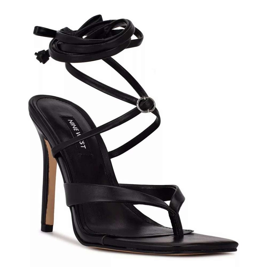 Shoes * | Nine West Terrie 03 Women'S Ankle Wrap Dress Sandals