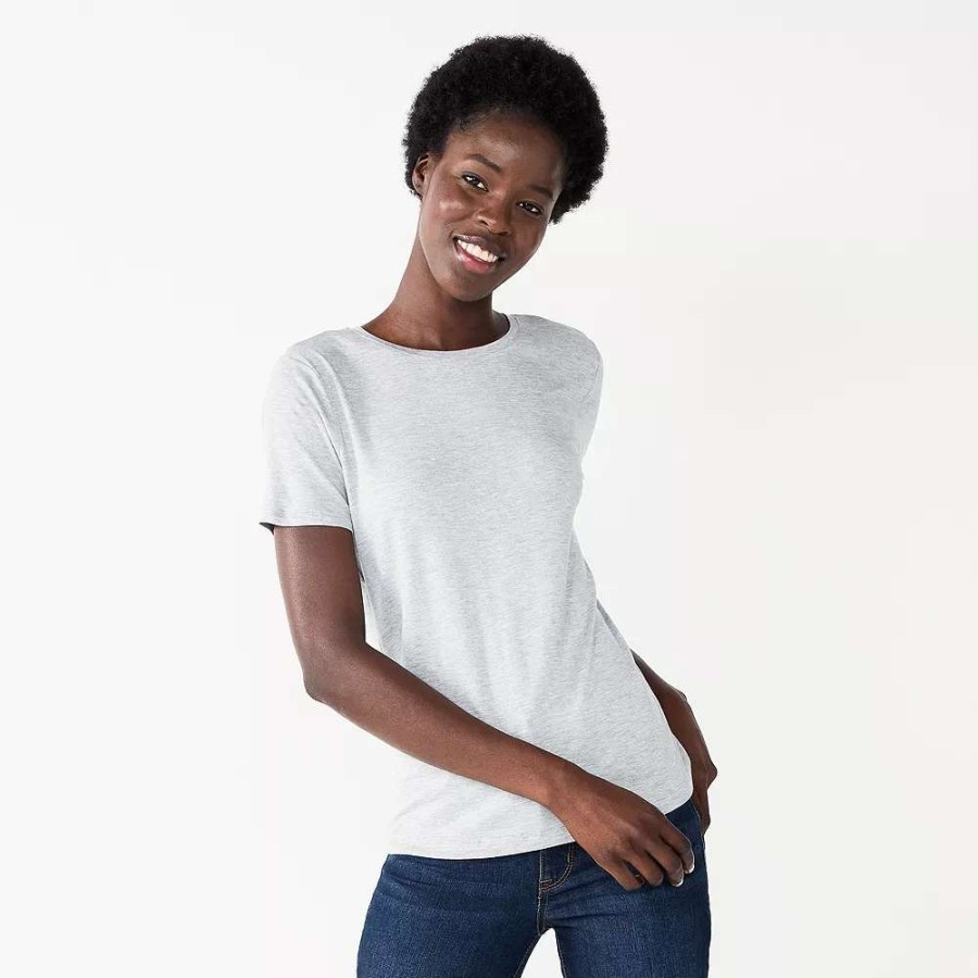 Clothing * | Women'S Nine West Essential Crewneck Tee