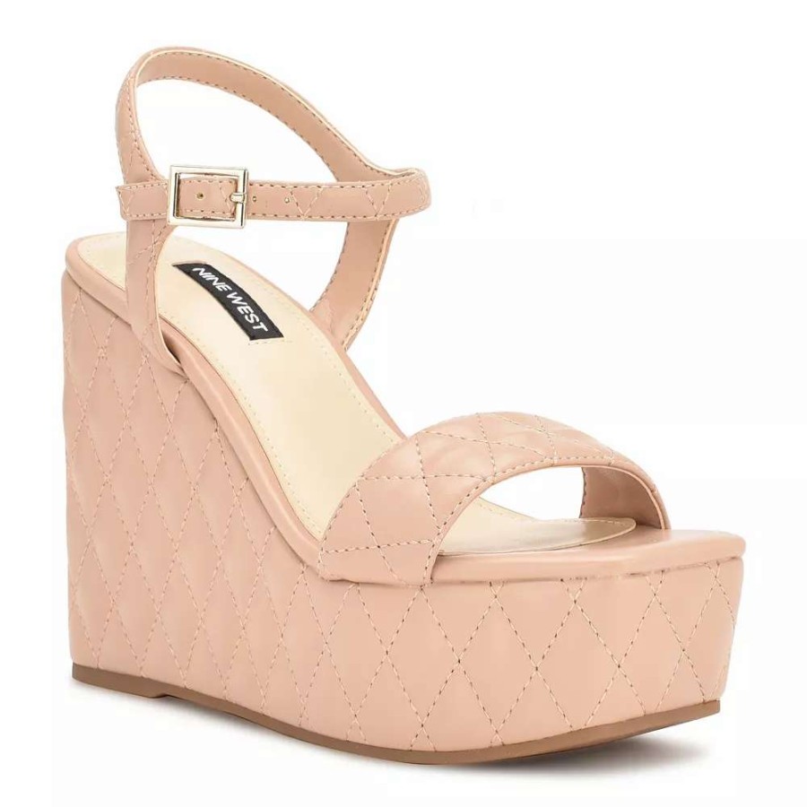 Shoes * | Nine West Nila Women'S Platform Wedge Sandals