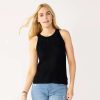 Clothing * | Women'S Nine West High-Neck Cutaway Sweater Tank