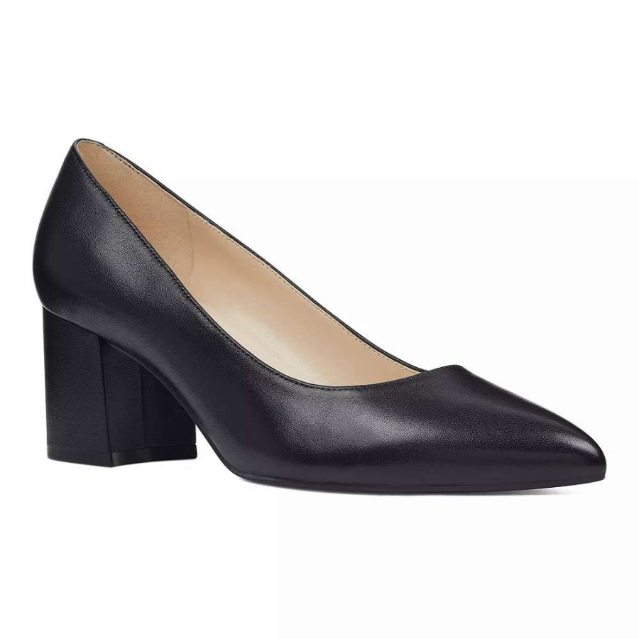 Shoes * | Nine West Issa Women'S Leather Block Heels