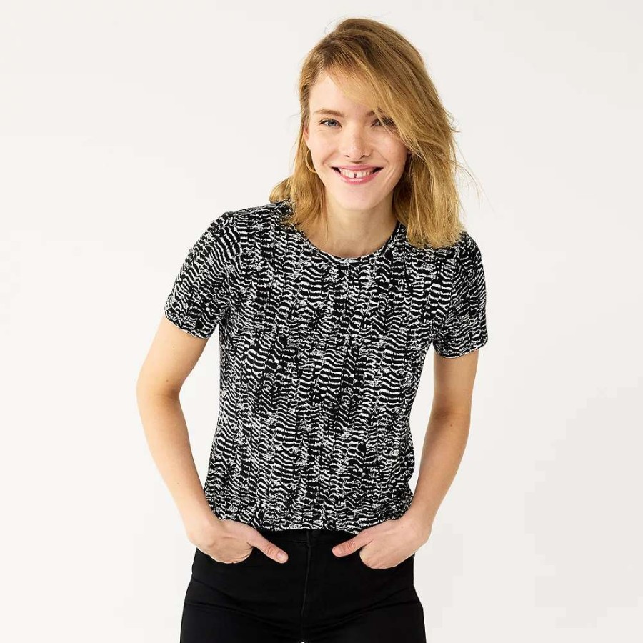 Clothing * | Women'S Nine West Essential Crewneck Tee