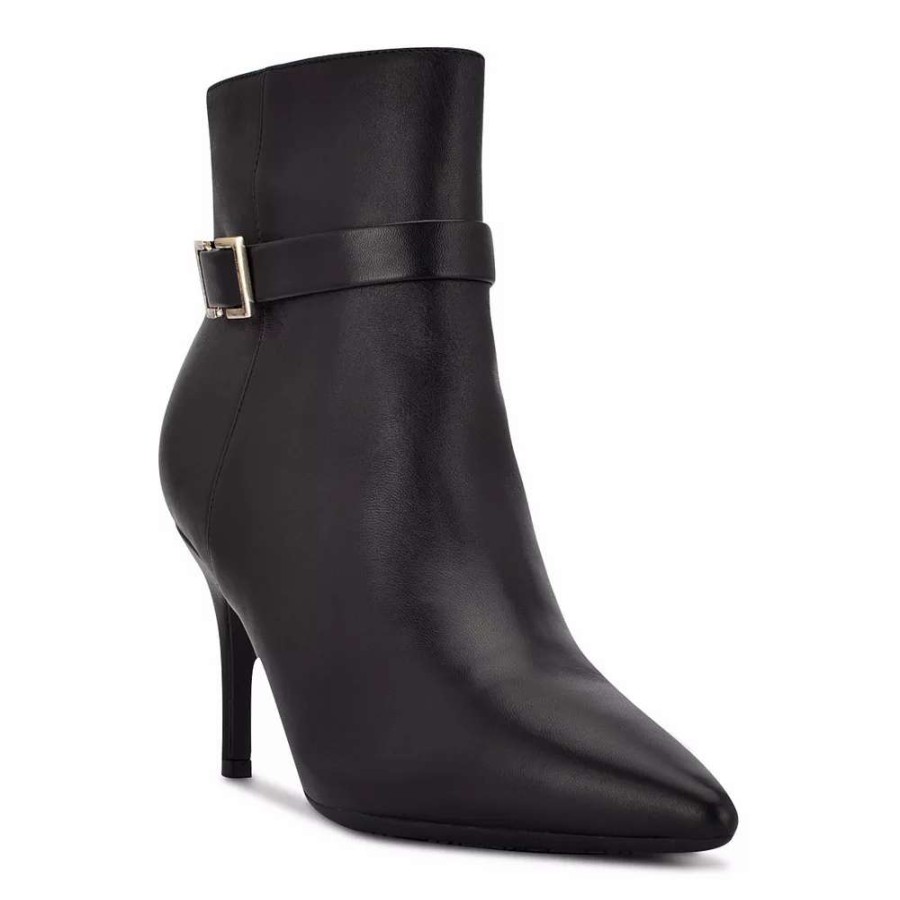 Shoes * | Nine West Dian 9 9 Women'S Leather Ankle Boots