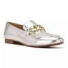 Shoes * | Nine West Chain Women'S Loafers Silver